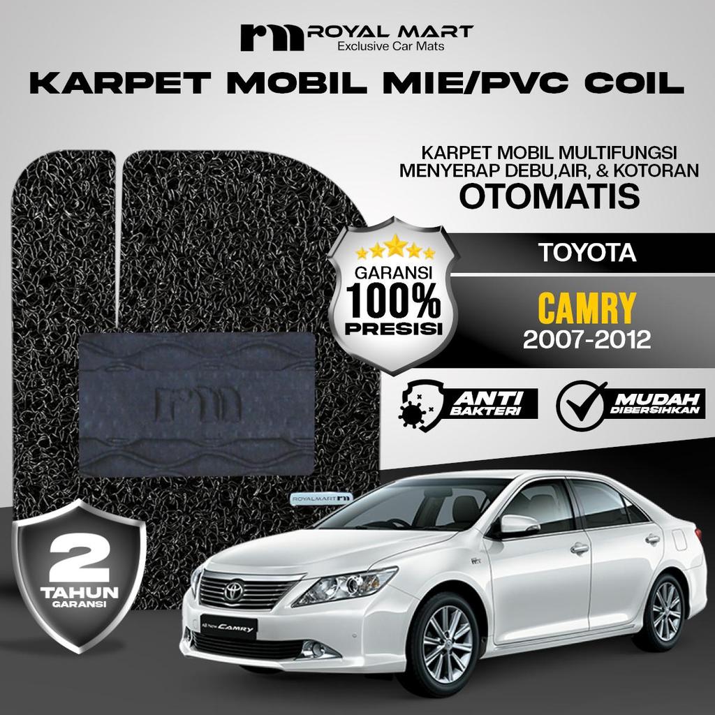 ROYAL MART Karpet Mobil Mie Premium Toyota Camry 2007-2012 Full Set Bergaransi Harga 285,000 rupiah*Gratis Ongkir