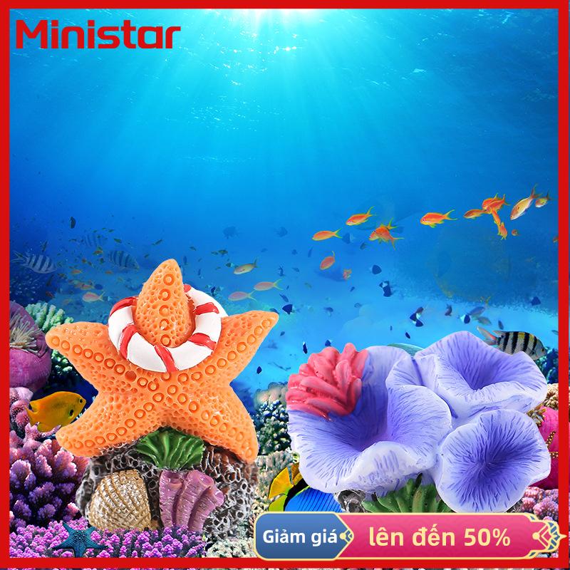 Ministar Mini Nhựa Mô Phỏng San Hô Rong Biển Trang Trí Hồ Cá Thủ Công Thu Nhỏ Hình Trang Trí Cho Cổ Tích Vườn Micro Cảnh Quan