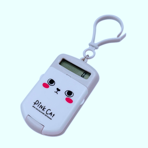 Portable Digit Calculator Mini Calculator Cartoon Cute Keychain Office Supplies Special Calculator for Student