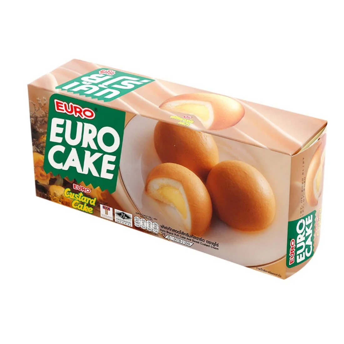 Euro Custard Cake 144G. ราคา 49 บาท*ส่งฟรี