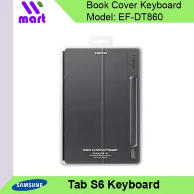Authentic Original Samsung Galaxy Tab S6 Book Cover Keyboard (EF-DT860)