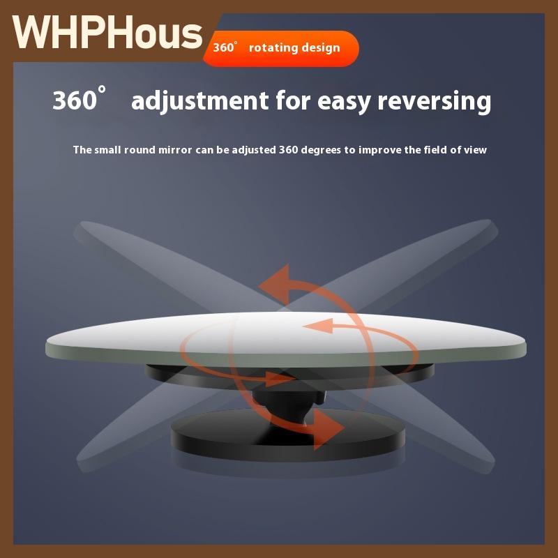 WHPHous 2Pcs Car Mirror Wide Angle Car Blind Spot Mirrors 360° Adjustable Auxiliary Rearview Mirrors Frameless Small Mirror Giá 24,683 Đồng*Miễn phí vận chuyển