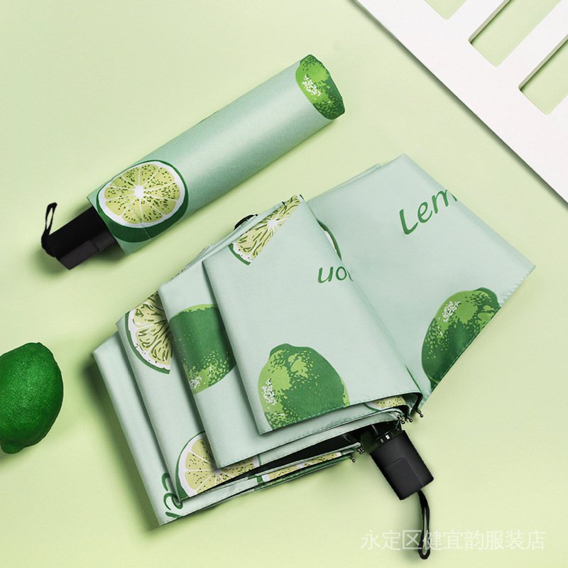 Hàng Mới Về [Miễn Phí Vận Chuyển] [Hàng Có Sẵn] Dù Chống Nắng / Mưa Dạng Gập Chống Tia Cực Tím Tươi Mới Cho Nữ Sinh OK7S