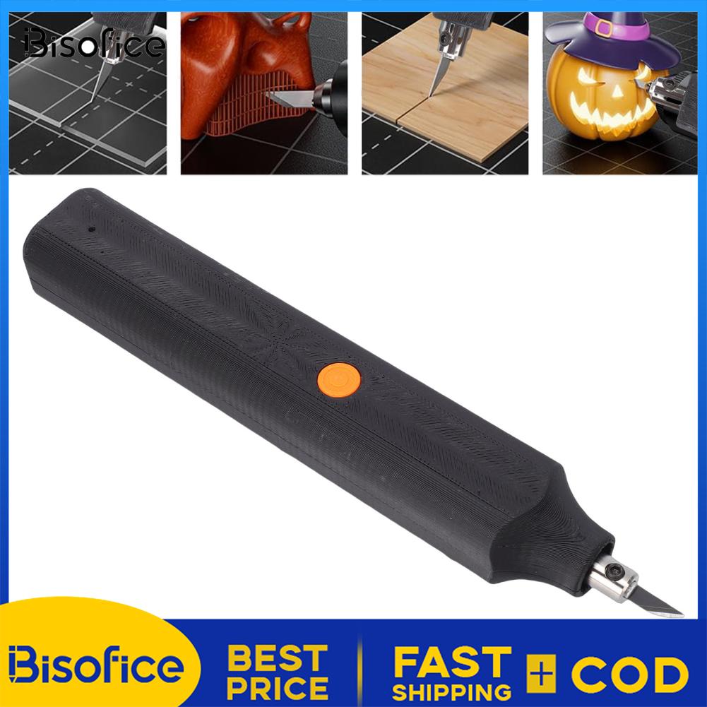 Bisofice 40kHz Ultrasonic Cutter with 30 Replacement Blades Portable Electric Cutting Kit for 3D Printed Model Plastic Wood Resin