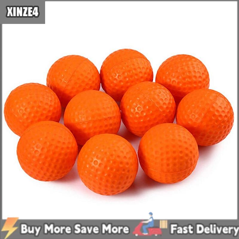 [COD] XINZE4 10pcs PU bọt bóng golf xốp đàn hồi trong nhà ngoài trời thực hành Đào Tạo