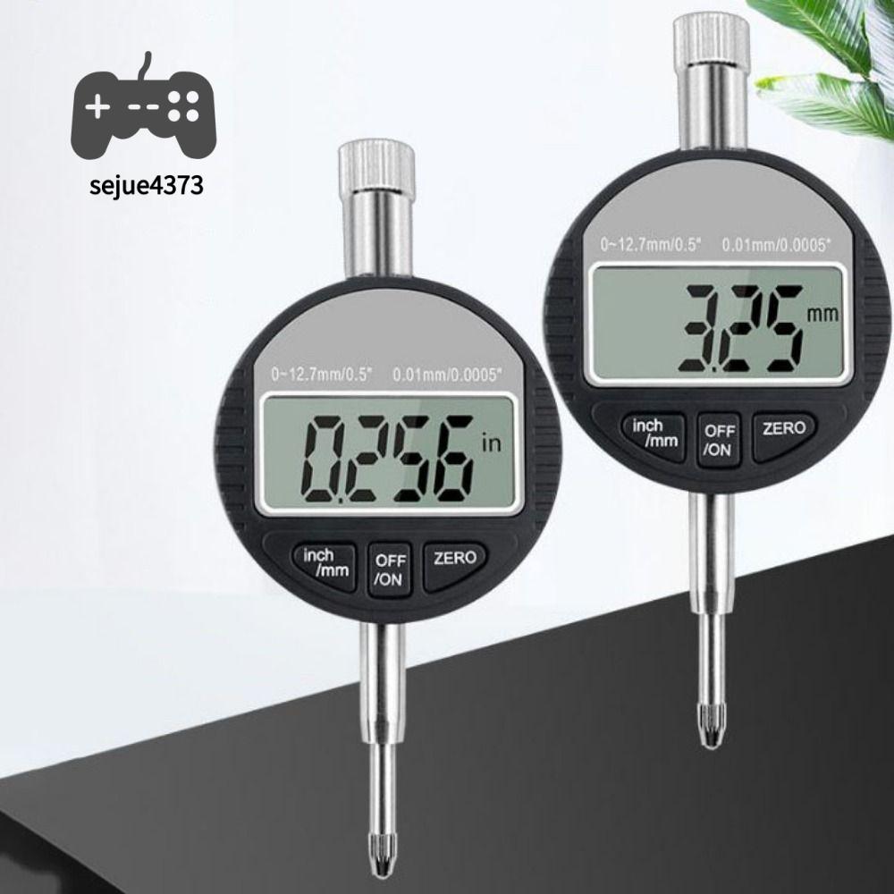 SEJUE4373 Độ chính xác 0,01mm Chỉ báo kiểm tra quay số Màn hình kỹ thuật số Phạm vi 0-12,7mm Đồng hồ đo chỉ thị Di động Chống thấm nước Chỉ báo quay số điện tử Đo độ sâu