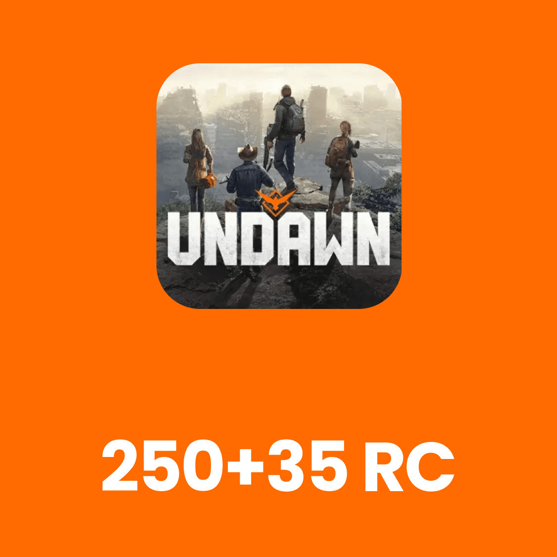 Undawn 250+35 Rc Code ราคา 171 บาท*ส่งฟรี