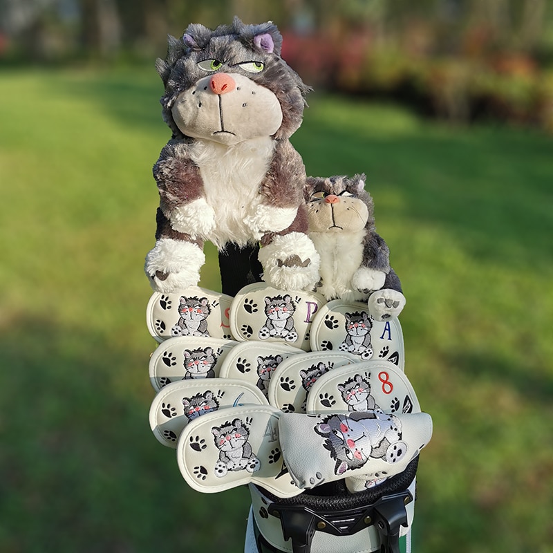 Bịt đầu gậy đánh gôn gỗ lái xe bảo vệ headcover Phụ kiện chơi gôn Putter sắt Gậy Golf Head Cover