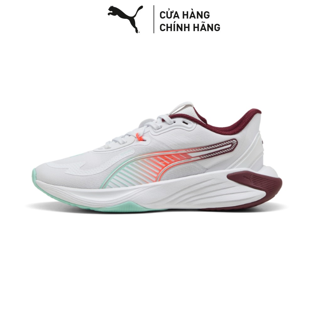 Giày Tập Luyện PUMA Nữ PWR Hybrid TR WNS White-Ruby Shimme Màu Trắng