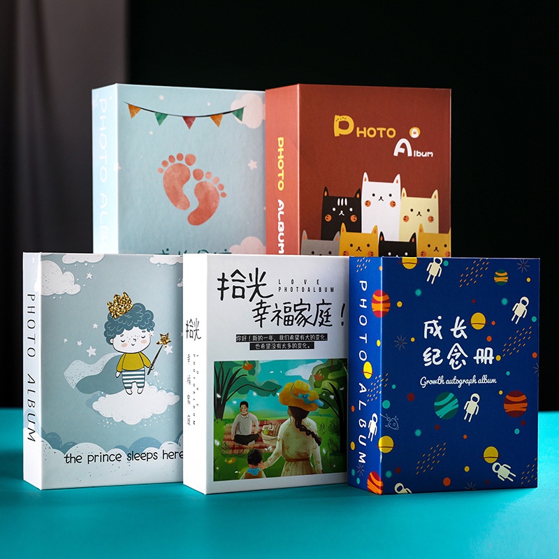 อัลบั้มรูป 100รูป 4x6นิ้วPhoto Album ลายการ์ตูนน่ารัก ใส่รูปภาพ การ์ด รูปโพลาลอยด์1OOรูป พร้อมส่ง‼️