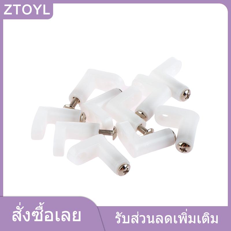 ZTOYL GUCHEN 10ชุดขาติดตั้งประเภท PCB พร้อมสกรูสำหรับเมนบอร์ดซ่อมโฮสต์แบบถาวรฟุตตัวยึดมุมขวา ราคา 40 บาท*ส่งฟรี