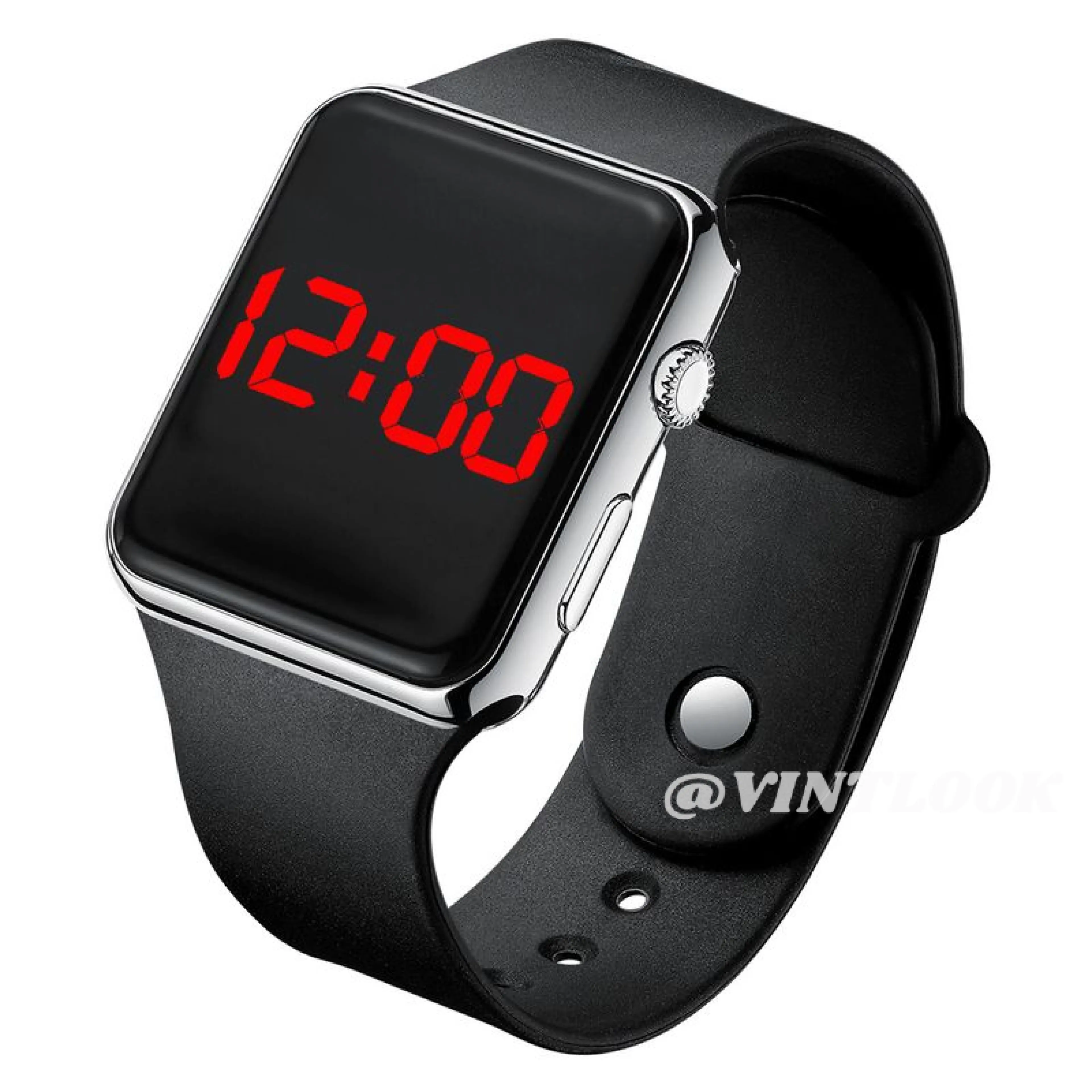 VINTLOOK Square LED Waterproof Electroplated Sunglasses Sports Digital Watch