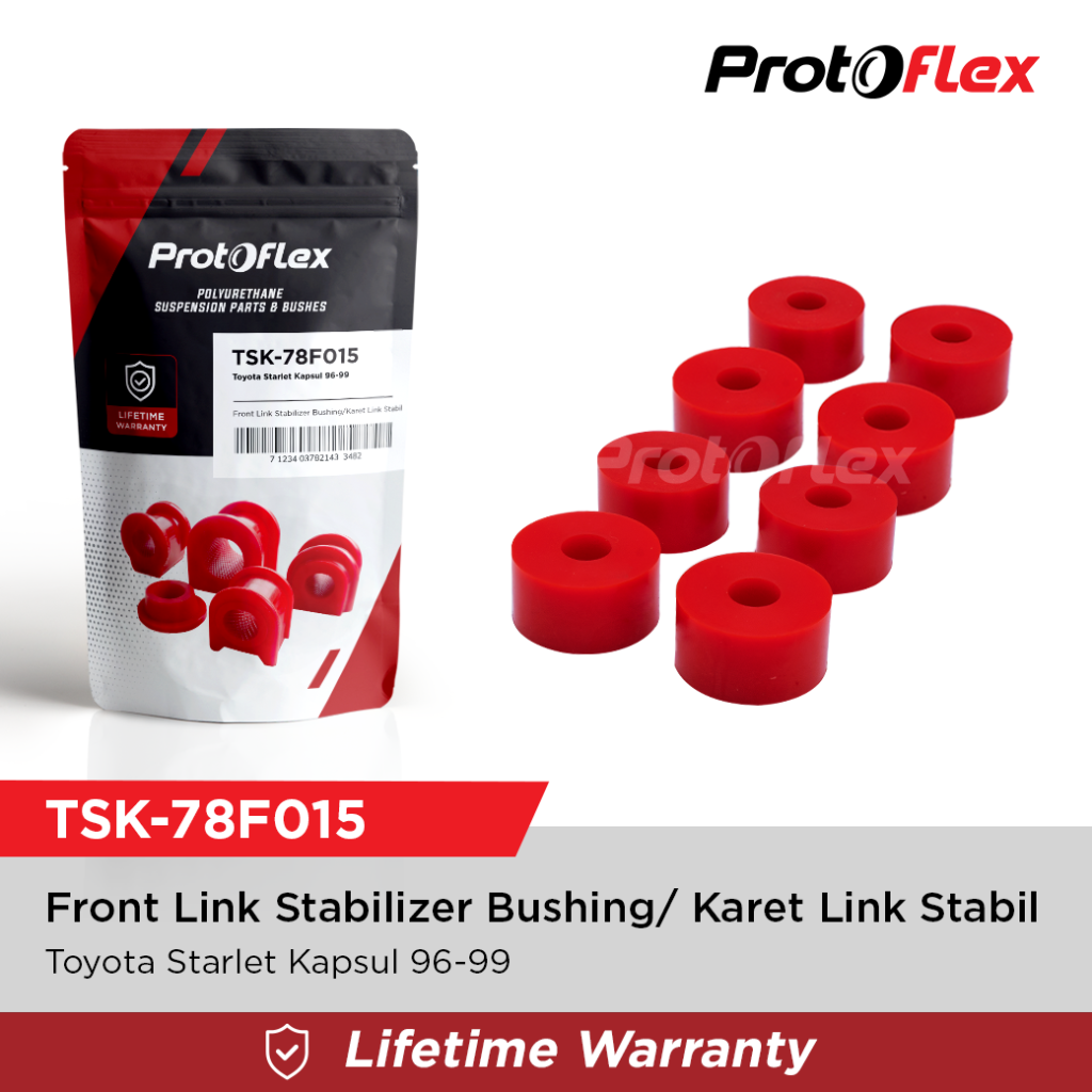 Protoflex Karet Link Stabil Depan Toyota Starlet Kapsul 96-99 Harga 300,000 rupiah*Gratis Ongkir