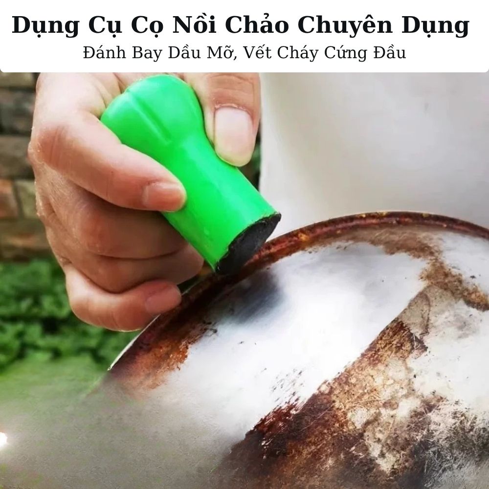 Dụng Cụ Cọ Nồi Chảo Chuyên Dụng – Đánh Bay Dầu Mỡ, Vết Cháy Cứng Đầu