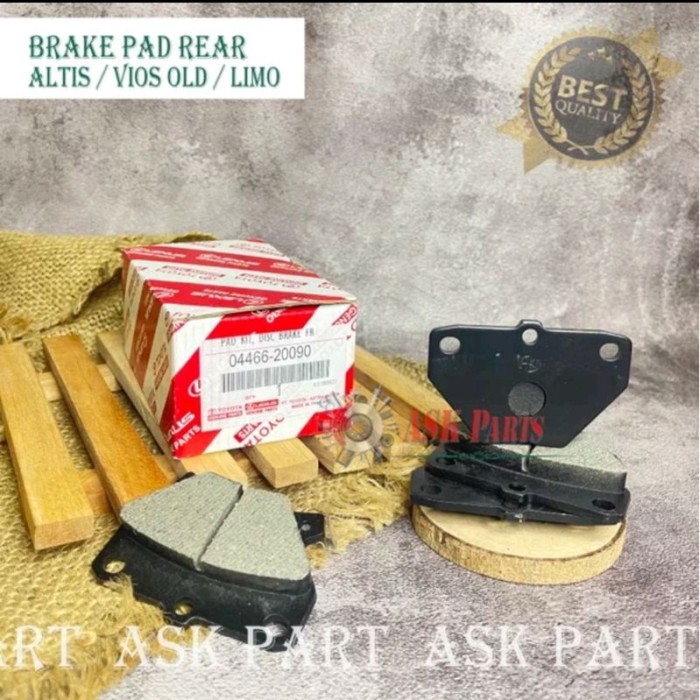 KAMPAS REM DISPAD BELAKANG BRAKE PAD REAR TOYOTA VIOS LIMO LAMA OLD ALTIS 2003 2007 Harga  101,750 Ringgit*Penghantaran Percuma