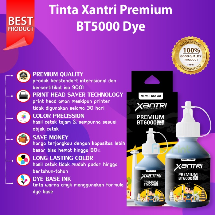 Tinta Brothr BTD60BK D60BK D60 Black Compatible T310 T510W T710W T810 - Merek FixPrint Harga 31,500 rupiah*Gratis Ongkir