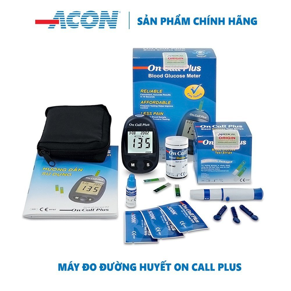 Máy đo đường huyết ACON On Call Plus 01 Bộ