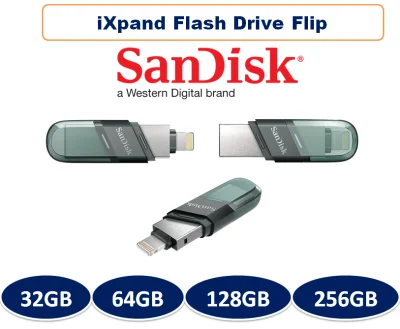 Sandisk Ixpand Drive Flip 32GB | 64GB | 128GB | 256GB Dual-use Usb Flash Drive(Local Distributors Stock)