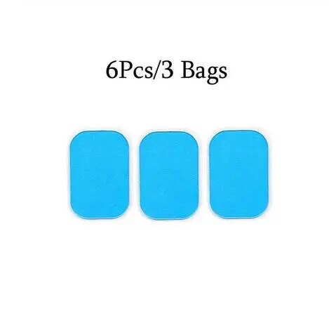 【✆】 20 cái Hydrogel Sticker đào tạo thay thế Gel tấm Pads ABS EMS cơ bụng Gel huấn luyện viên phụ kiện