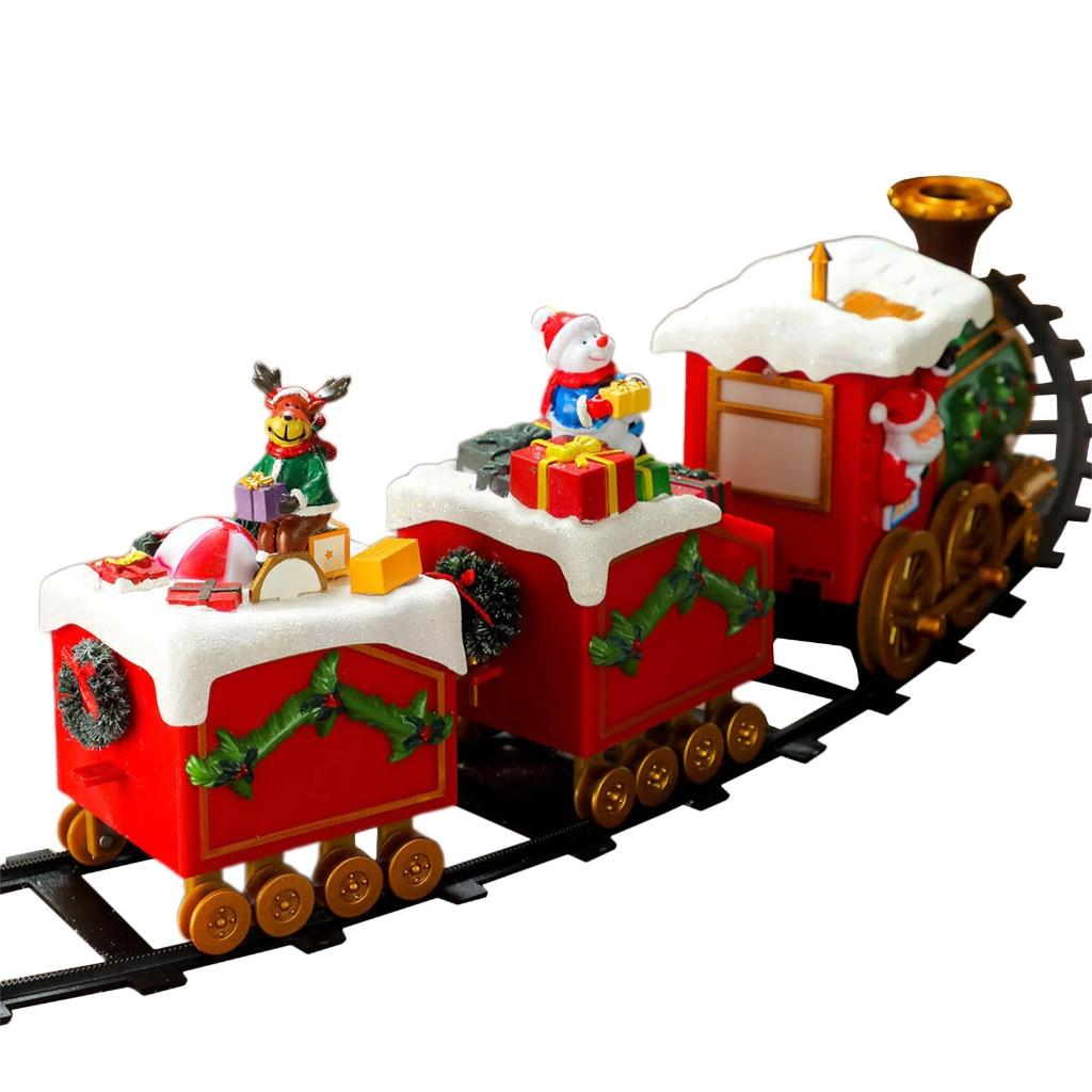 Attractive Christmas Railway Set Christmas Tree Surrounding Train Set with Sounds and Light for Decoration Presyo 4,434 Piso*Libreng Shipping