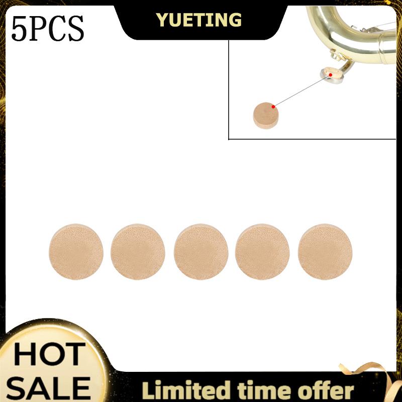 YUETING 5PCS phát hành nước Key Spit van nút chai pad cho trumpet trombone sửa chữa đồng cụ dưới Piston van cap phụ kiện Giá 117,001 Đồng*Miễn phí vận chuyển