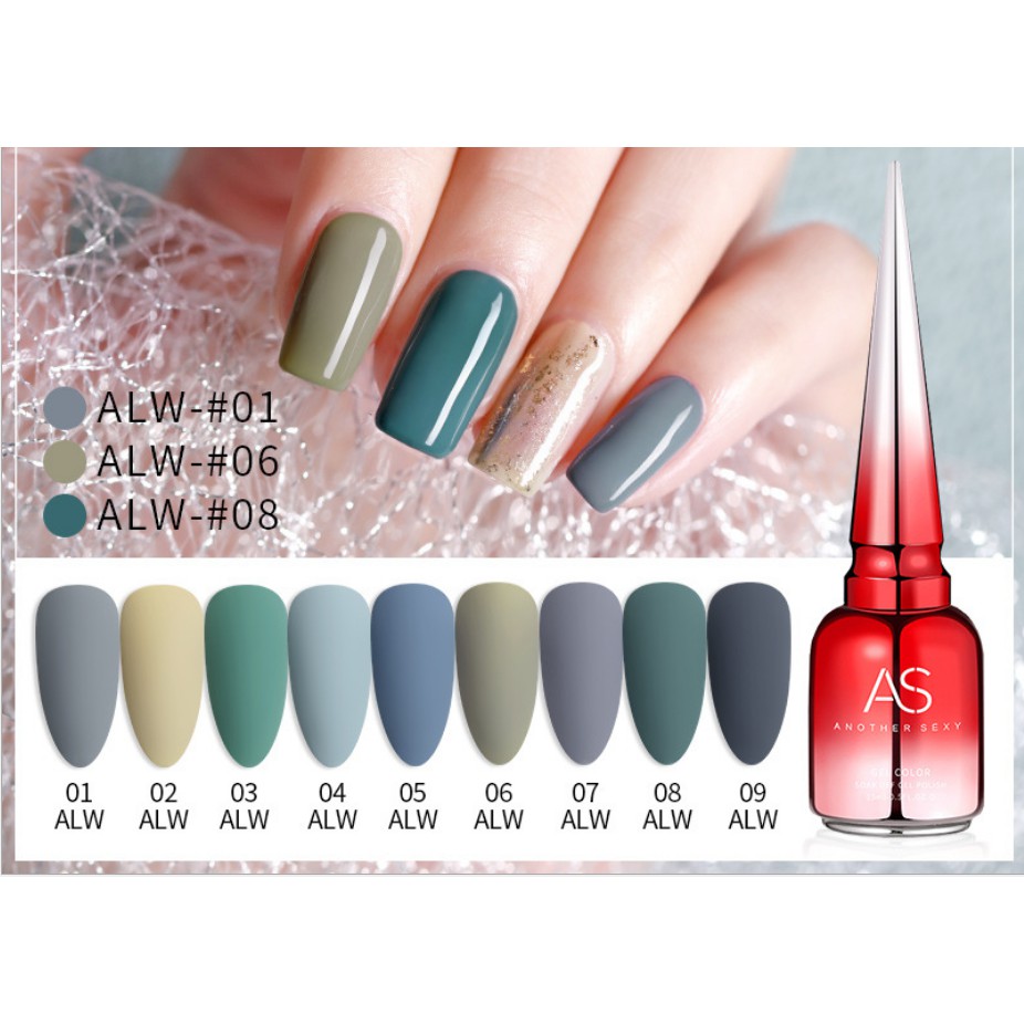 Sơn gel as mã alw | chai đỏ