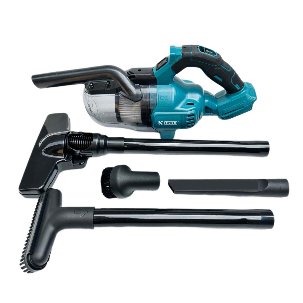 Máy hút bụi dùng pin chân Makita - Động cơ không chổi than hút cực khoẻ - Đầy đủ phụ kiện