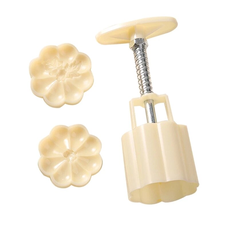 yingke Pumpkins Mooncake Press Mold Cookie Stamps Moon Cake Makers Decors Tool