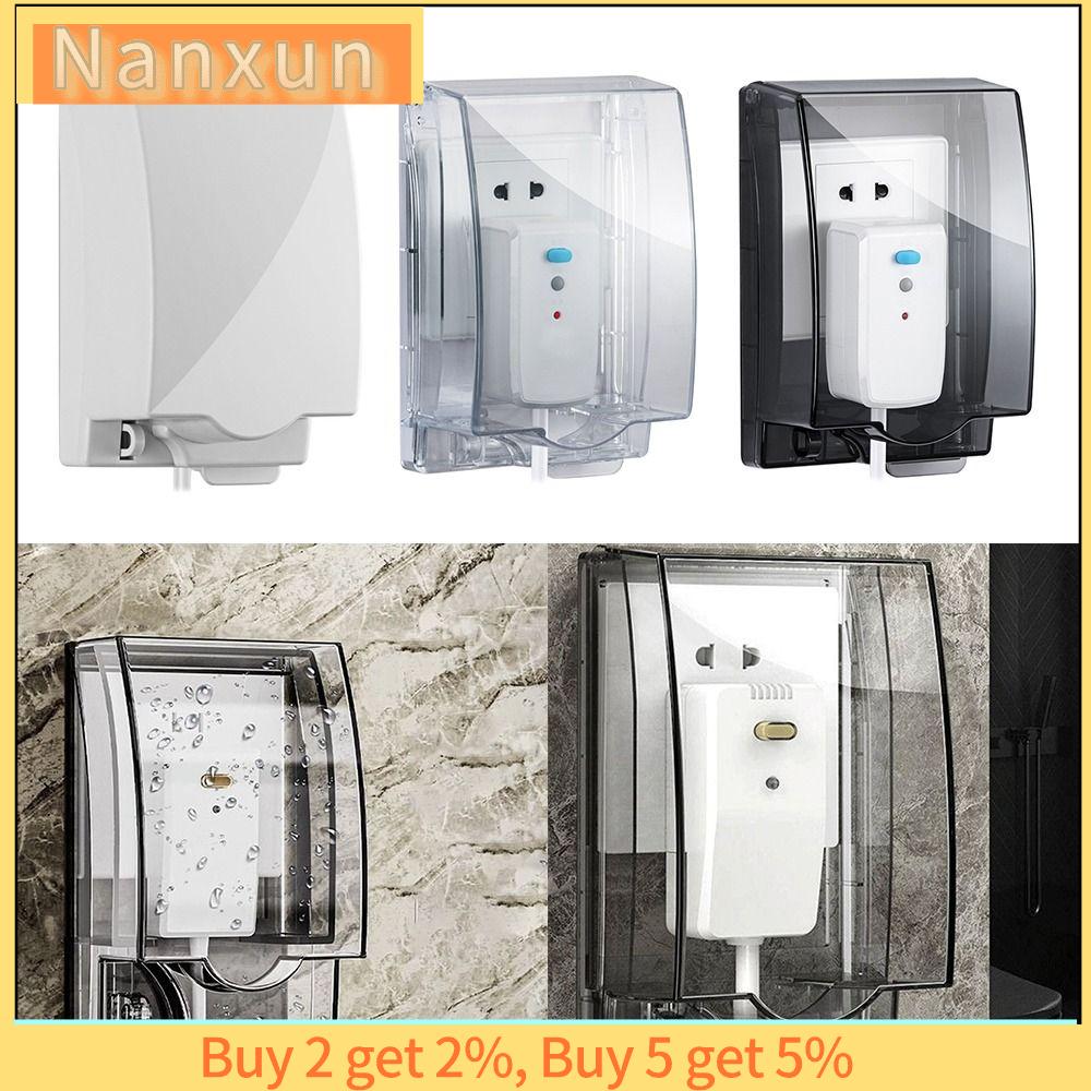 NWSJ Loại 86 Vỏ bảo vệ công tắc Không thấm nước Trong suốt Hộp phích cắm Bền Tự dính Nắp phích cắm điện Dành cho gia đình