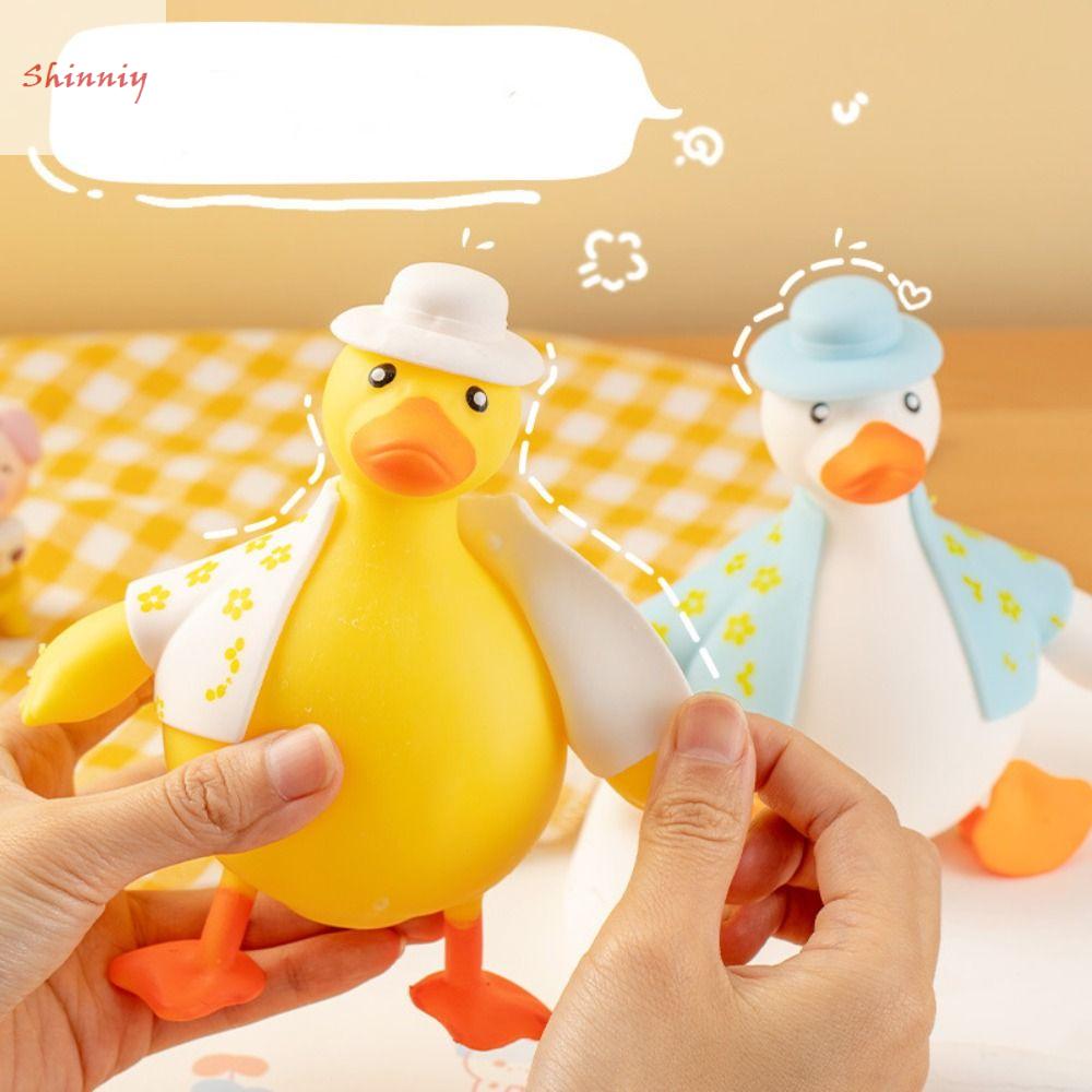 SHINNIY Rebound Ball Slow Rising Squeeze Toy Cartoon Duck Shape Slow