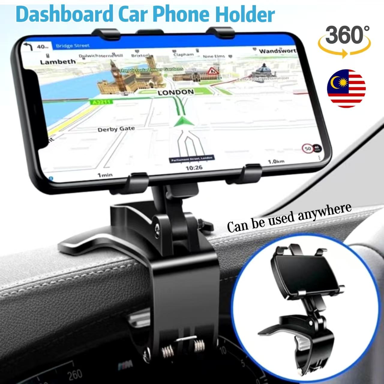 3 in 1 Car GPS Smartphone Holder: Dashboard/Visor Clamp + AC Grid Universal Car  Dashboard 3 in 1 Car GPS Smartphone Holder: Dashboard/Visor Clamp + AC Grid