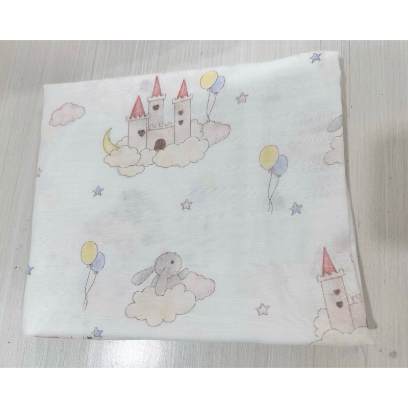 [110cmX100cm]Swaddle Muslin Nursing Cover Newborn Baby wraps Bedung Napkin Lampin baby kain