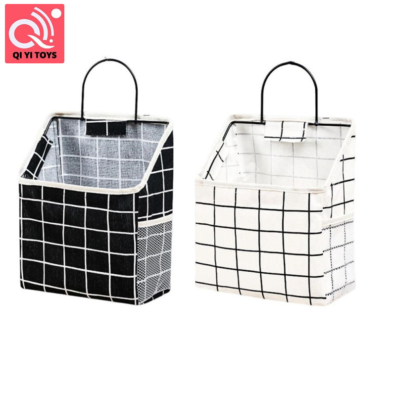 2 gói treo tường túi lưu trữ, trên treo cửa giỏ với móc, không thấm nước Treo Tường Tổ chức Túi có túi cho nhà bếp Phòng ngủ phòng tắm văn phòng