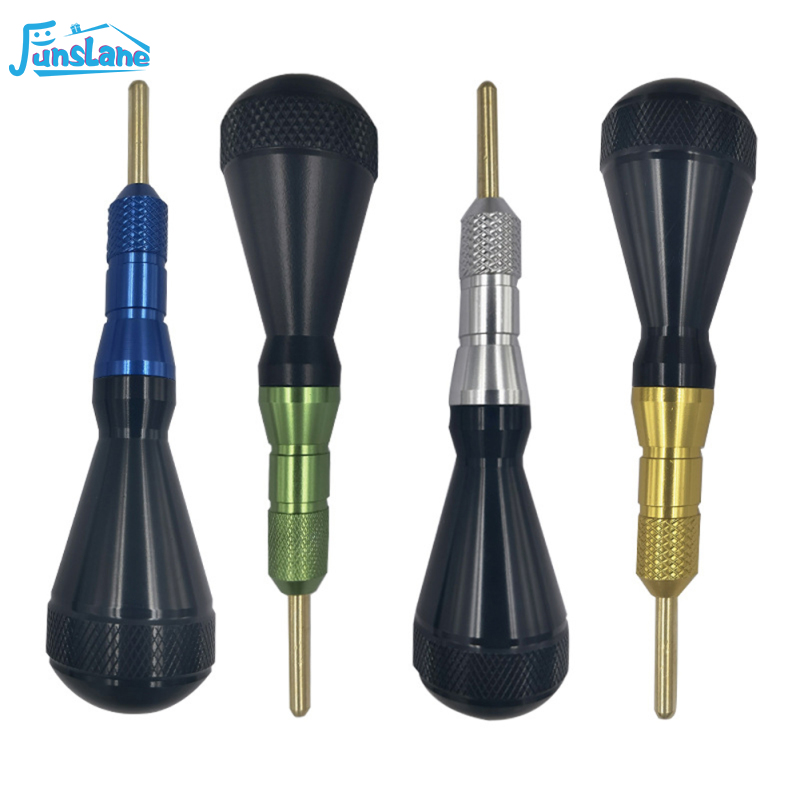 FunsLane Soft Tip Removal Tool Broken Soft Tip Darts Point Extractor Replacement Remover Tools Aluminum Alloy Dartboards Removing Pull Out Supplies Accessory 66g ราคา 168 บาท*ส่งฟรี