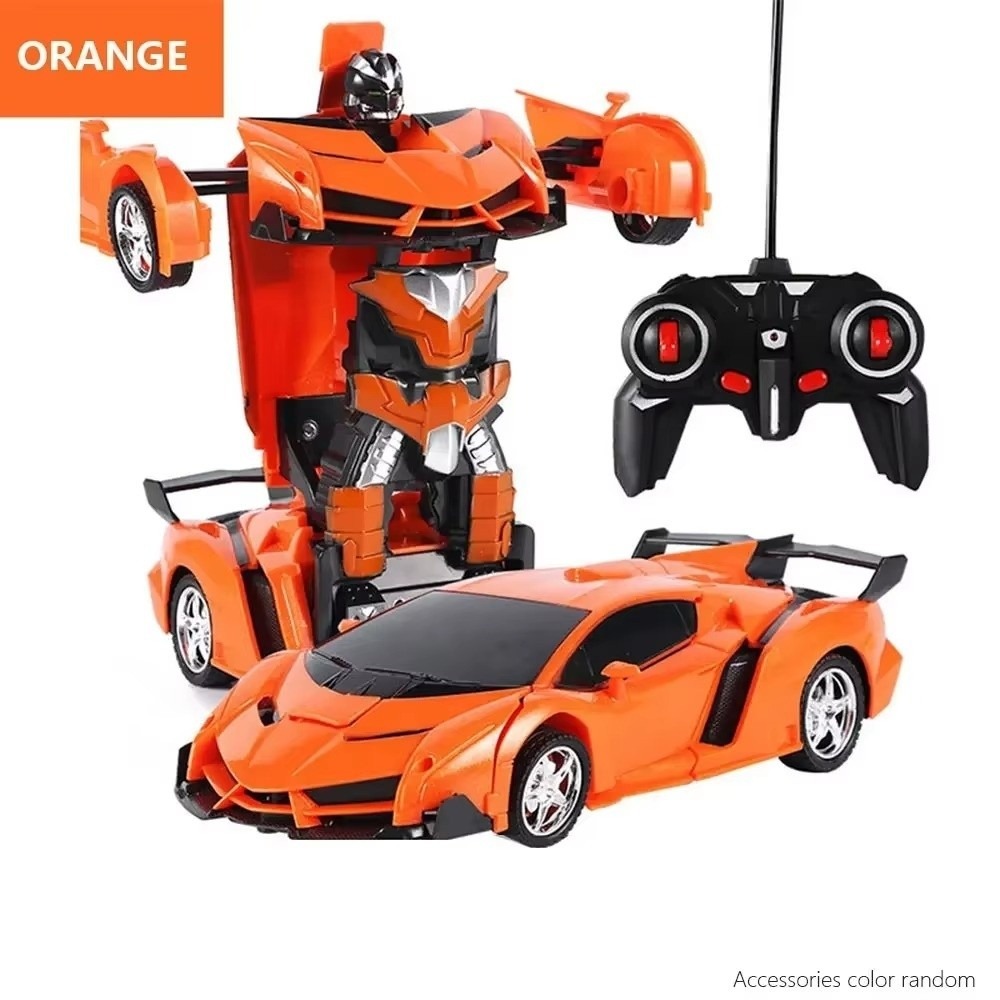 X MOM BABY Biến dạng một phím Xe robot biến hình Điều khiển từ xa 2 trong 1 Xe biến hình  Mẫu xe hơi Quà tặng - 2