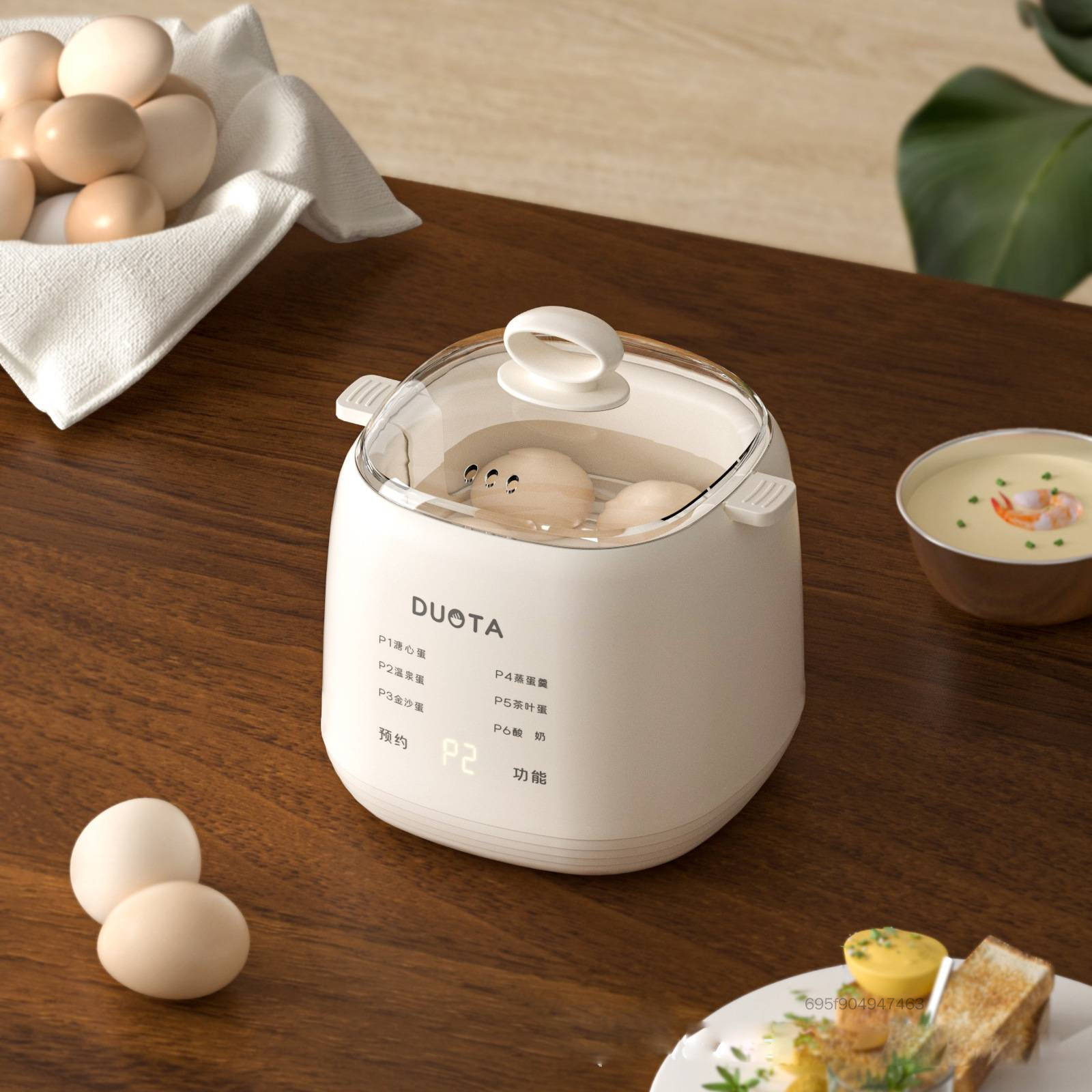 Nồi Trứng Điện - Nồi Hấp 4 Trứng Nấu Nhanh