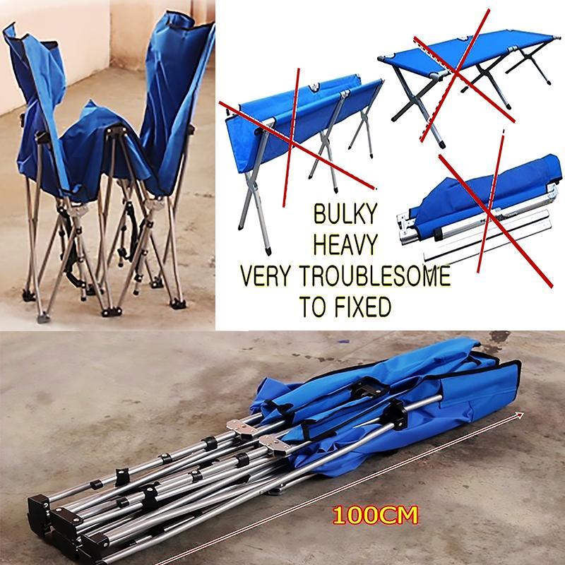 PORTABLE, FOLDABLE AND LIGHTWEIGHT HEAVY DUTY BED/ SAFARI BED