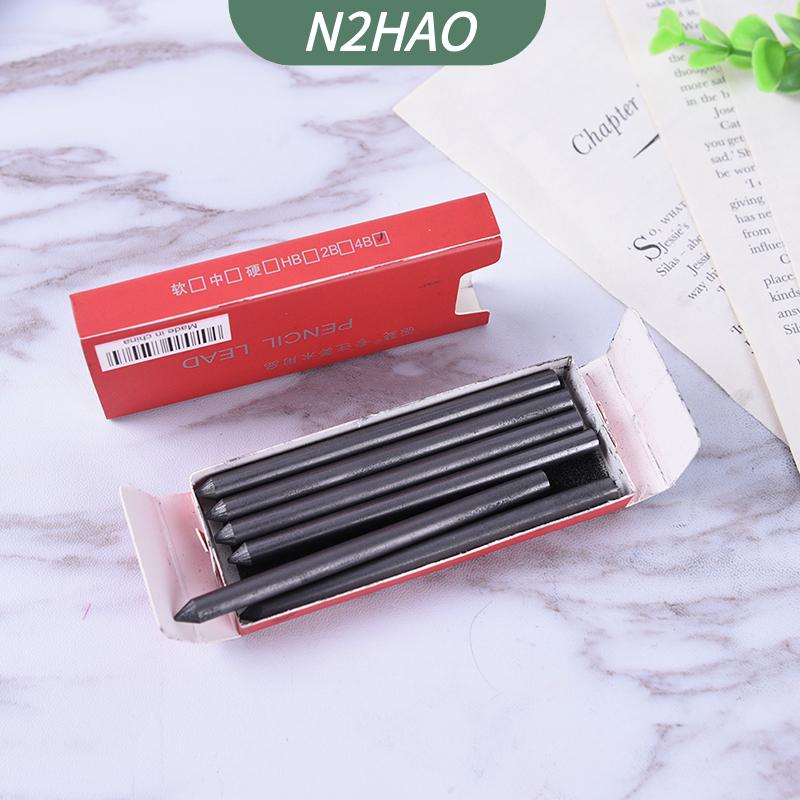 5.6mm Mechanical Lead Auto Clutch Pencil Holder Refill HB 2B 4B 6B 8B 6Pcs/1 Box