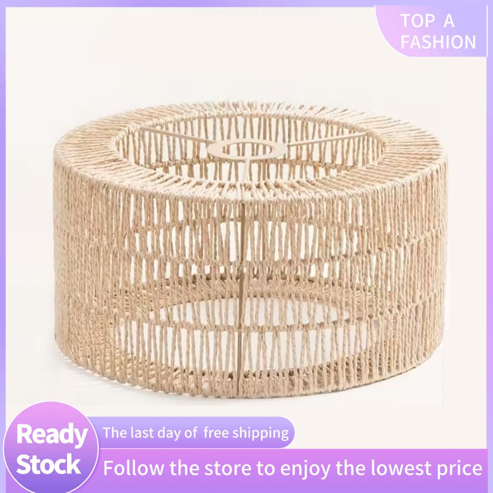 TOP A FASHION Làm bằng giấy Đèn ngủ dệt Cổ điển Phong cách Bohemian Bóng đèn treo Thời trang Trang trí nhà cửa Bìa nhẹ cho phòng khách