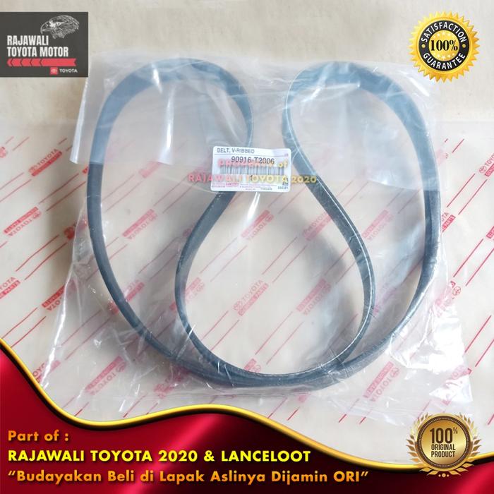 VAN BELT INNOVA, FORTUNER, HILUX DIESEL 2004-2015 VANBELT 2KD FAN BELT FANBELT TALI KIPAS GENUINE TOYOTA 90916-T2006-ROSES STOREA Giá 652,000 Đồng*Miễn phí vận chuyển