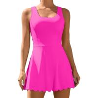 CHARMO Women Tennis Dress with Shorts Workout Golf Skirts with Pockets Athletic Dresses