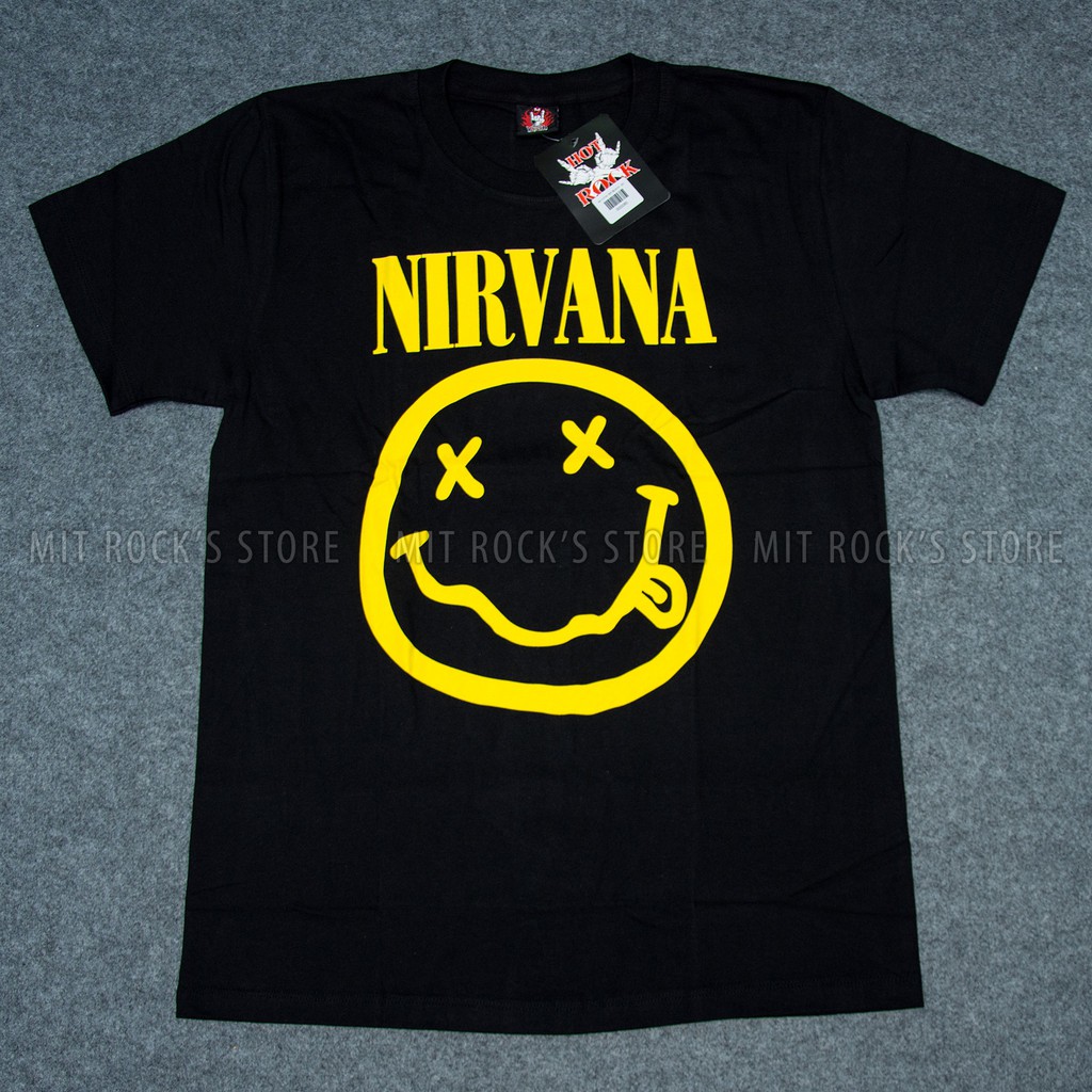Áo Nirvana - Rock band tee - Áo Rock - Size S M L XL XXL - Áo Thái Lan S-5XL