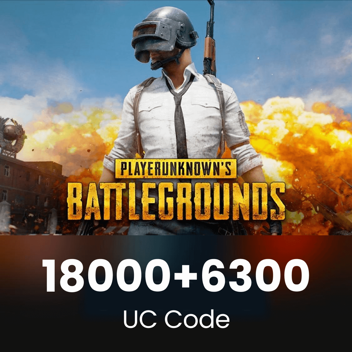 Pubg m 18000+6300 Uc Code ราคา 9,286 บาท*ส่งฟรี