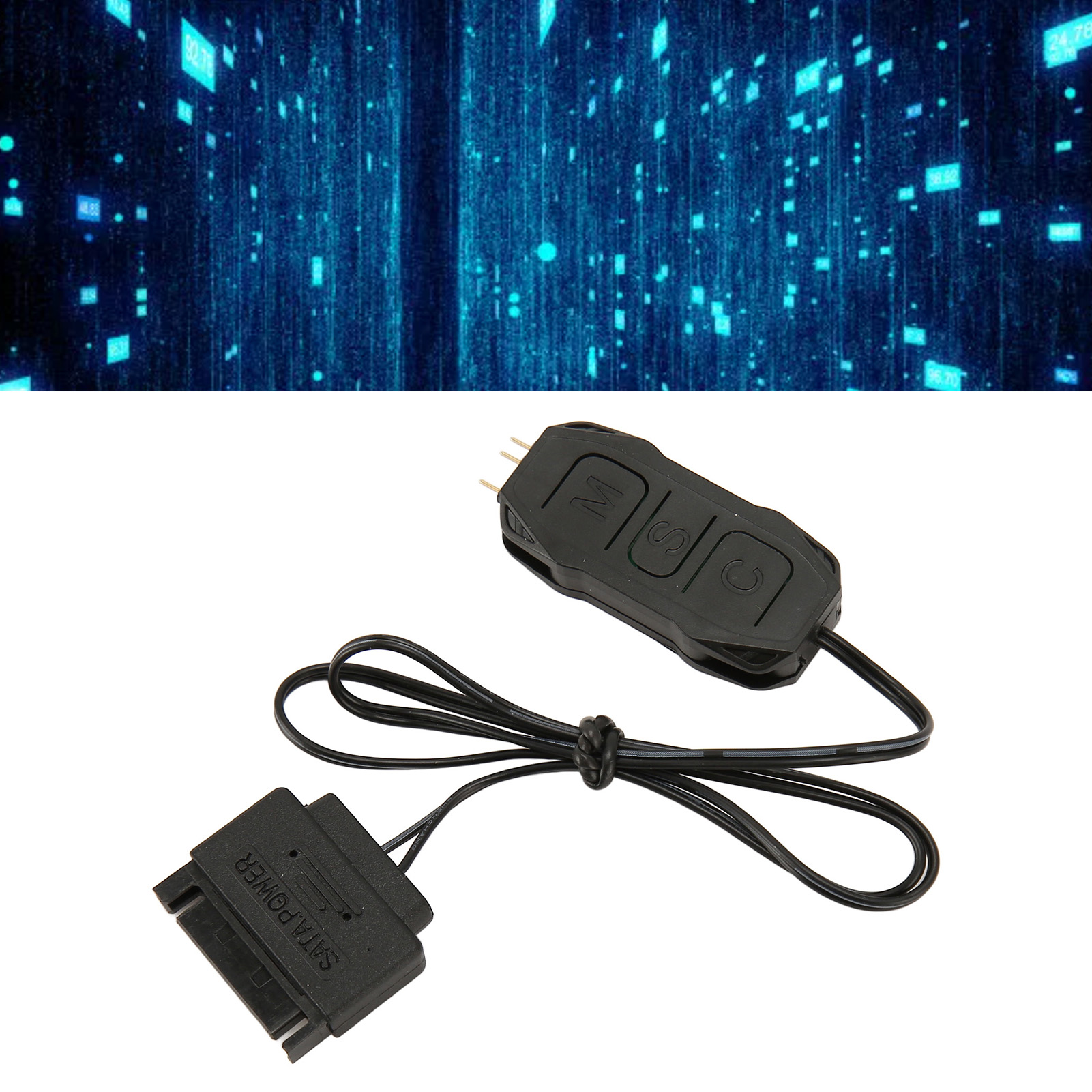 Argb điều khiển tự điều chỉnh tốc độ độ sáng mini argb PC người hâm mộ điều khiển cho Khung máy tính