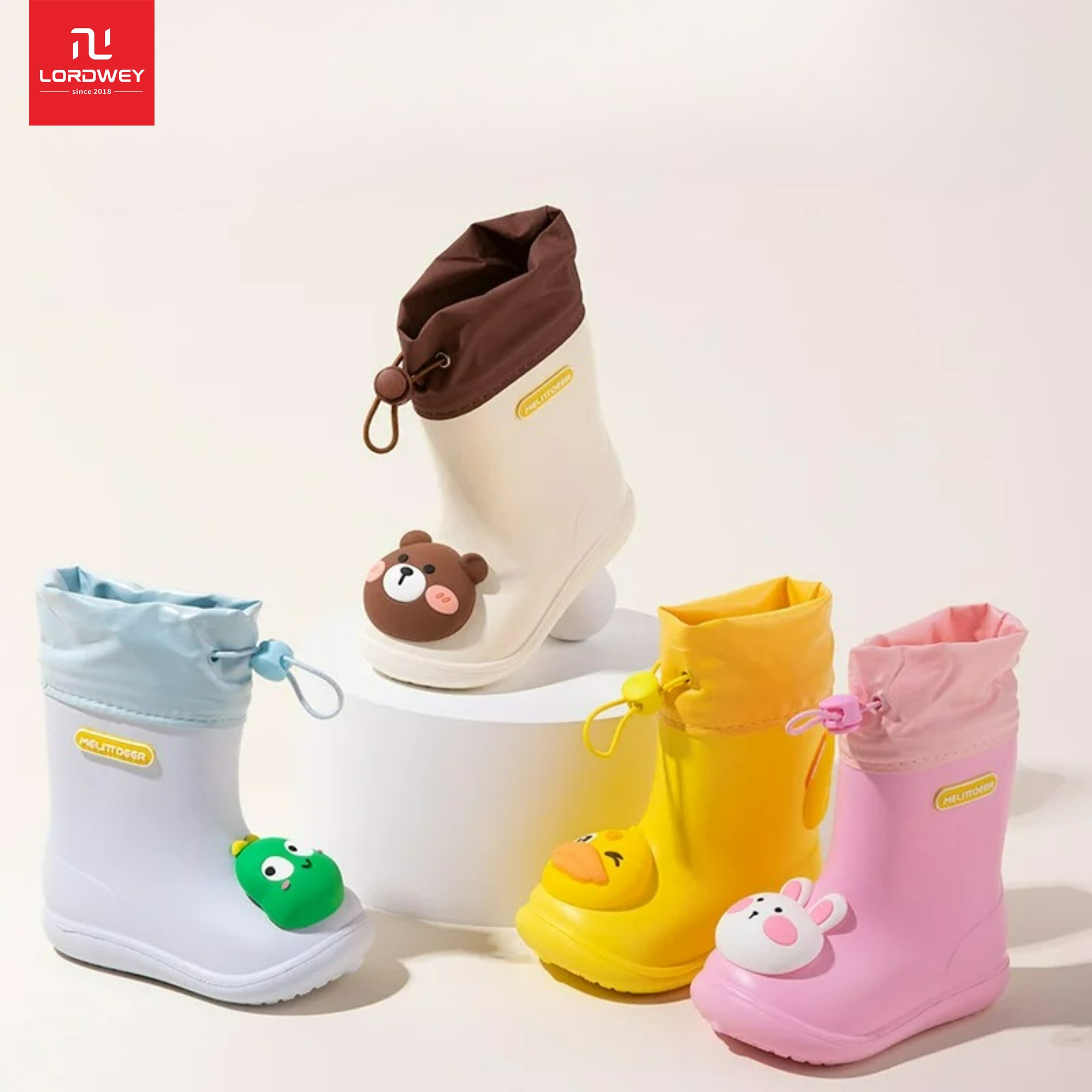 Lordwey & melittdeer trẻ em rainboots-Ủng đi mưa chống thấm cho bé trai và bé gái lý tưởng cho những ngày mưa chơi nước