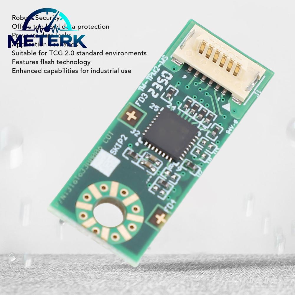 Meterk TPM 2.0 การเข้ารหัส Security Board TPM 2.0 Trusted แพลตฟอร์มโมดูลกว้าง Application ความปลอดภัยสูง PCB สำหรับ TCG 2.0 เมนบอร์ด ราคา 865 บาท*ส่งฟรี
