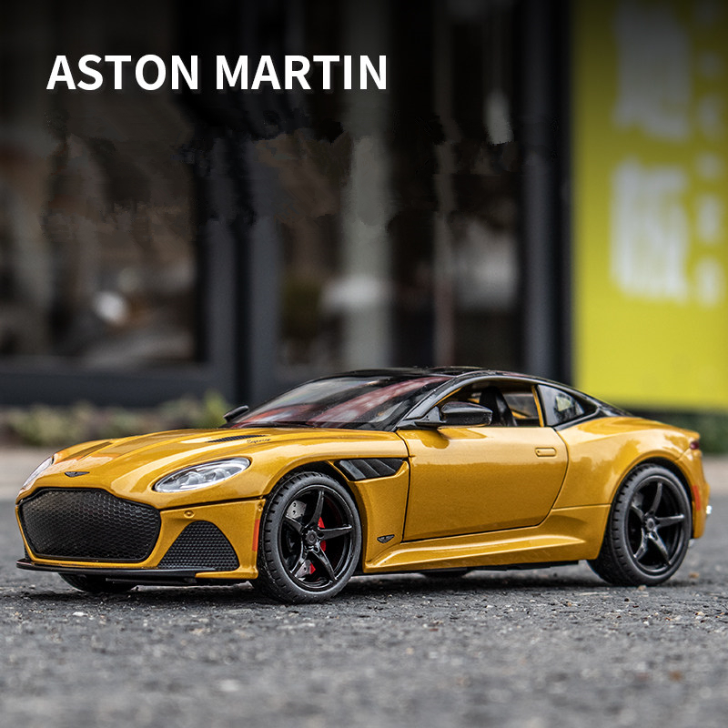 1:24 Aston Martin DBS Superleggera Alloy Sports Car Diecasts & Toy Vehicles Metal Car Model Simulation Collection Toys Gift