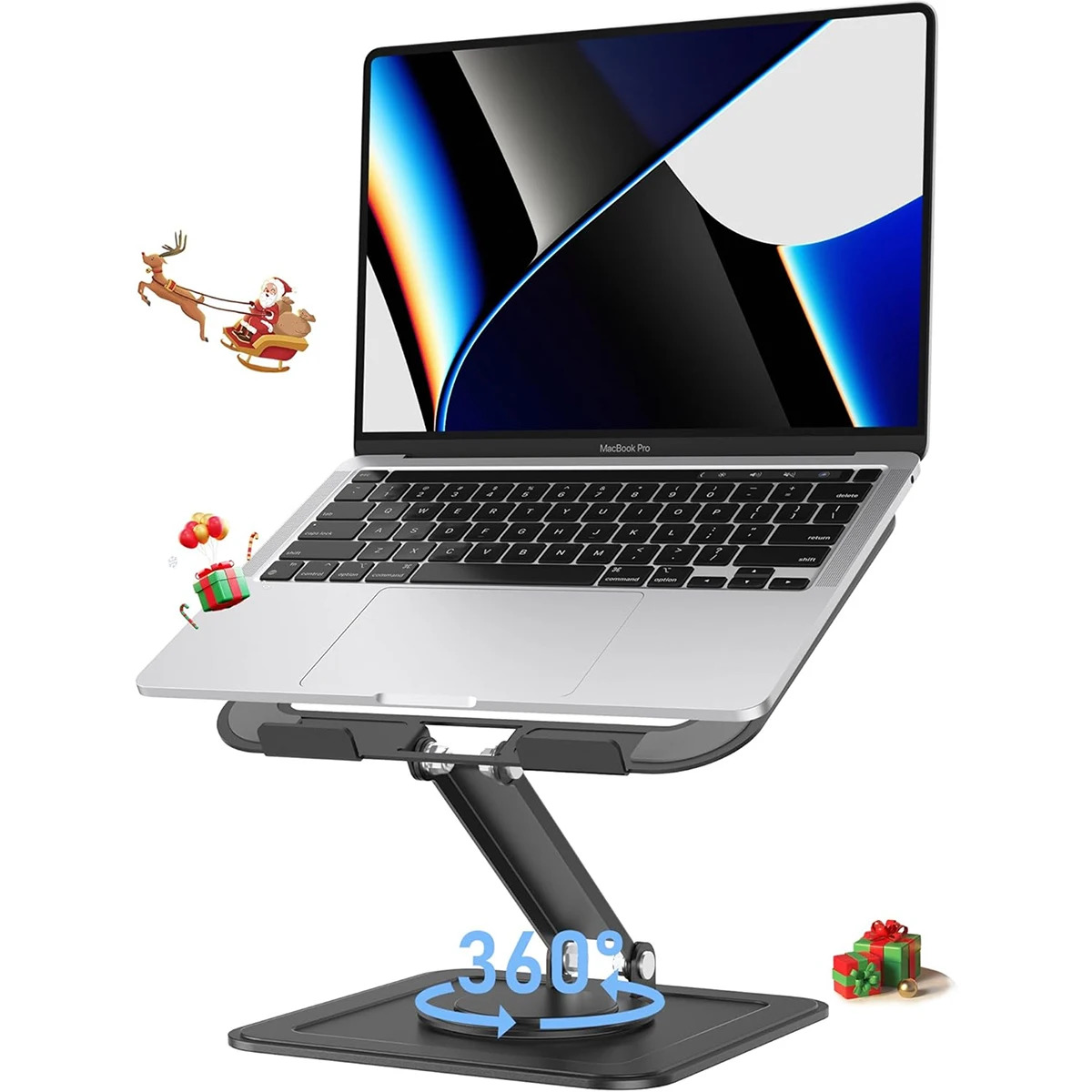 Jomaa Laptop Stand Adjustable Laptop Stand 360 Rotating Laptop Stand Foldable Laptop Stand for Desk Ergonomic Laptop Stand