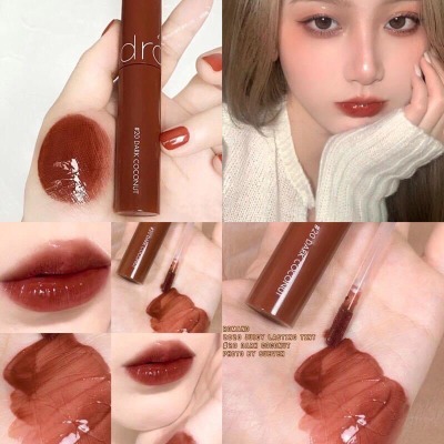 Son Kem Bóng Môi Romand Juicy Lasting Tint 20 Dark Coconut Đỏ Nâu đất