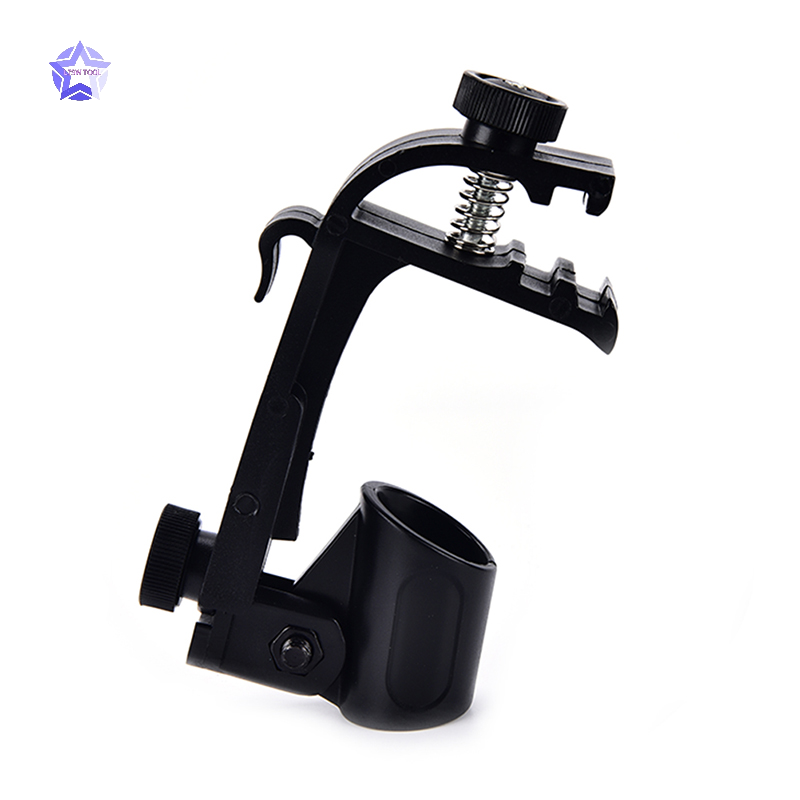 🔥🔥🔥L79W 1 chiếc kẹp nhựa có thể điều chỉnh giá đỡ micrô gắn trên vành trống